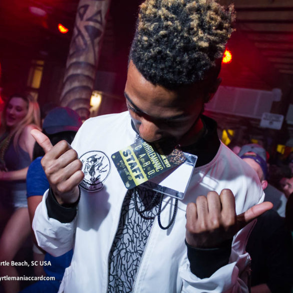 guy posing Nightlife photography at Mardi Gras in sharkeys Tuesday March 7th 2017 in Myrtle Beach SC by Myrtlemaniaccard.com ﻿ Photos by Myrtle Beach photographer Napoleon