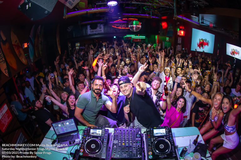 Myrtle Beach Photographer at Senor Frogs for Saturday nights on July 3rd, 2021 Myrtle Beach, SC USA Separator photos by Myrtle Beach photographer Beachmonkey