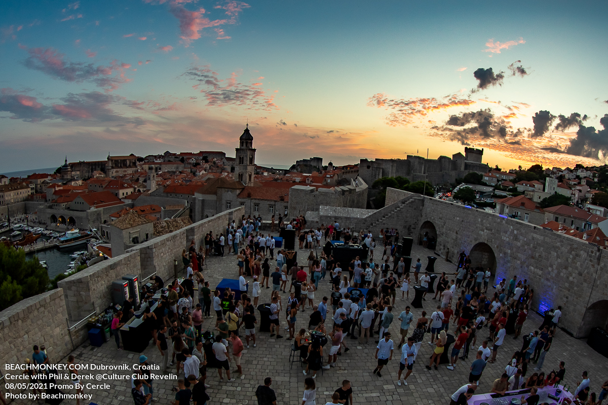 Dubrovnik Photographer at project Cercle at Club Revelin on August 5th, 2021 in Dubrovnik, Croatia ﻿Separator ﻿ Photos by Dubrovnik Nightlife photographer Beachmonkey