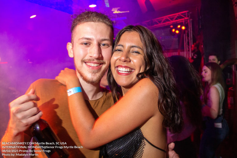 Nightlife Photographer at Senor Frogs for International Mondays august 2nd, 2021 Myrtle Beach, SC USA ﻿Separator ﻿ photos by Myrtle Beach photographer Madalyn Martin