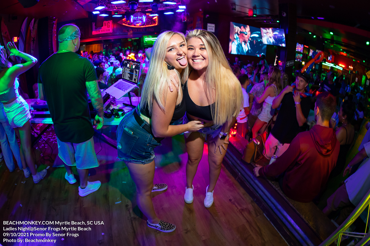 Nightlife Photographer at Senor Frogs for Frogs Ladies Night Sat September 10th, 2021 Myrtle Beach, SC USA Separator  photos by Myrtle Beach photographer Beachmonkey
