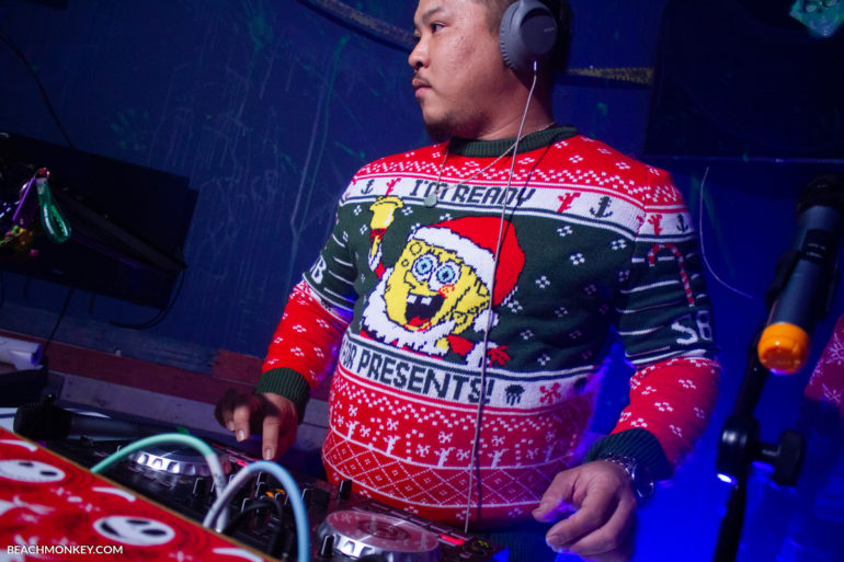 Nightlife photography For nightmare before christmas at Barfields in Socastee, SC Team zombie mode Photos by Myrtle Beach photographer napoleon on December 23, 2021