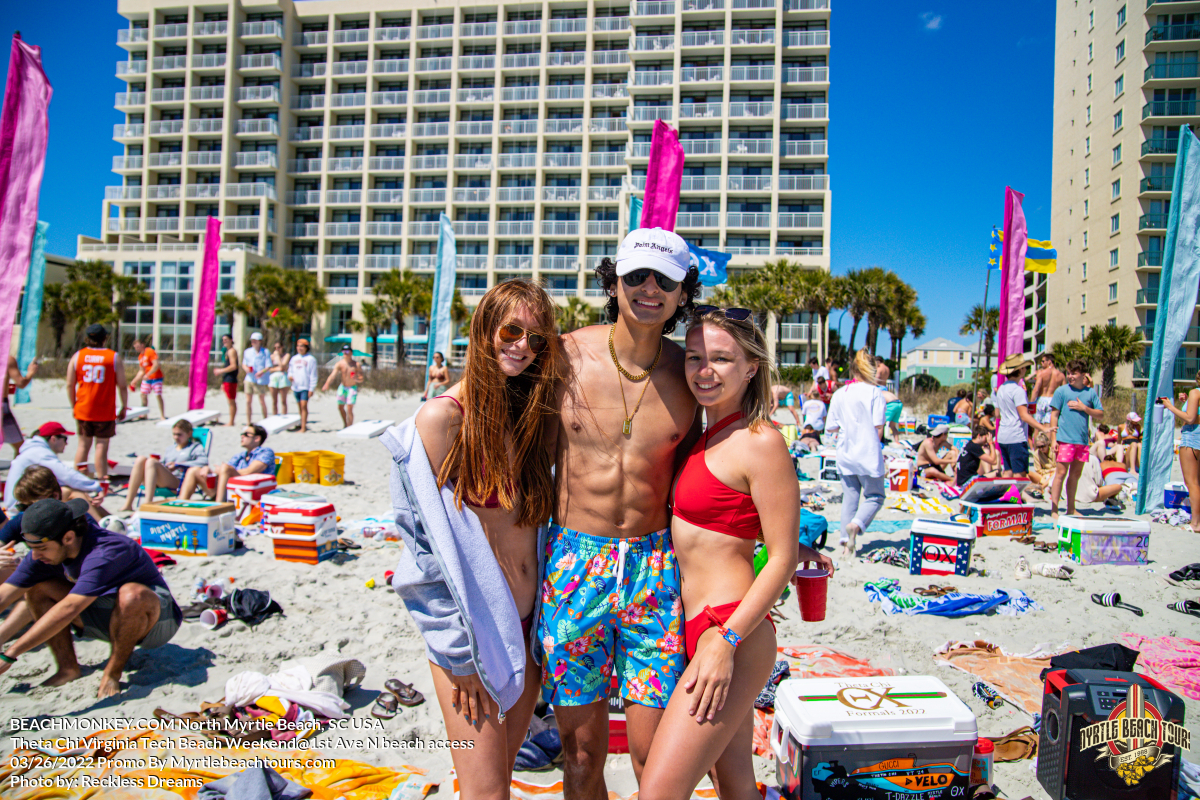 Theta Chi Virginia Tech Frat Beach Weekend in North Myrtle Beach, SC sponsored by Myrtlebeachtours.com Saturday March 26th 2022 Photos by RecklessDreams