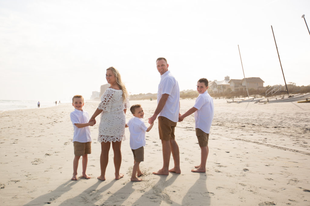 Family beach photo session in Myrtle Beach, SC photo by beachmonkey photography