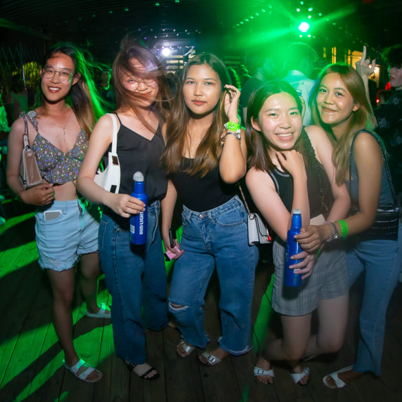 five beautiful thai girls at College international night at sharkeys in Myrtle Beach, SC Photos by Myrtle Beach photographer Beachmonkey on June 13th, 2022