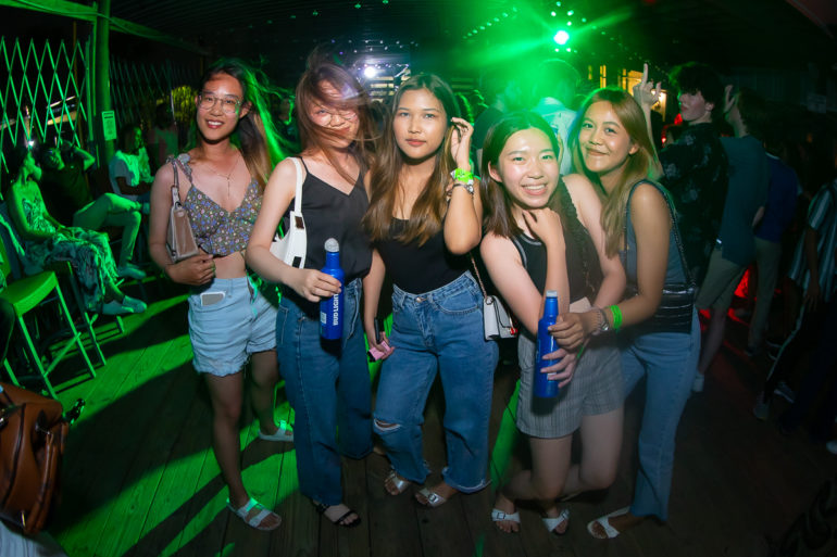 five beautiful thai girls at College international night at sharkeys in Myrtle Beach, SC Photos by Myrtle Beach photographer Beachmonkey on June 13th, 2022
