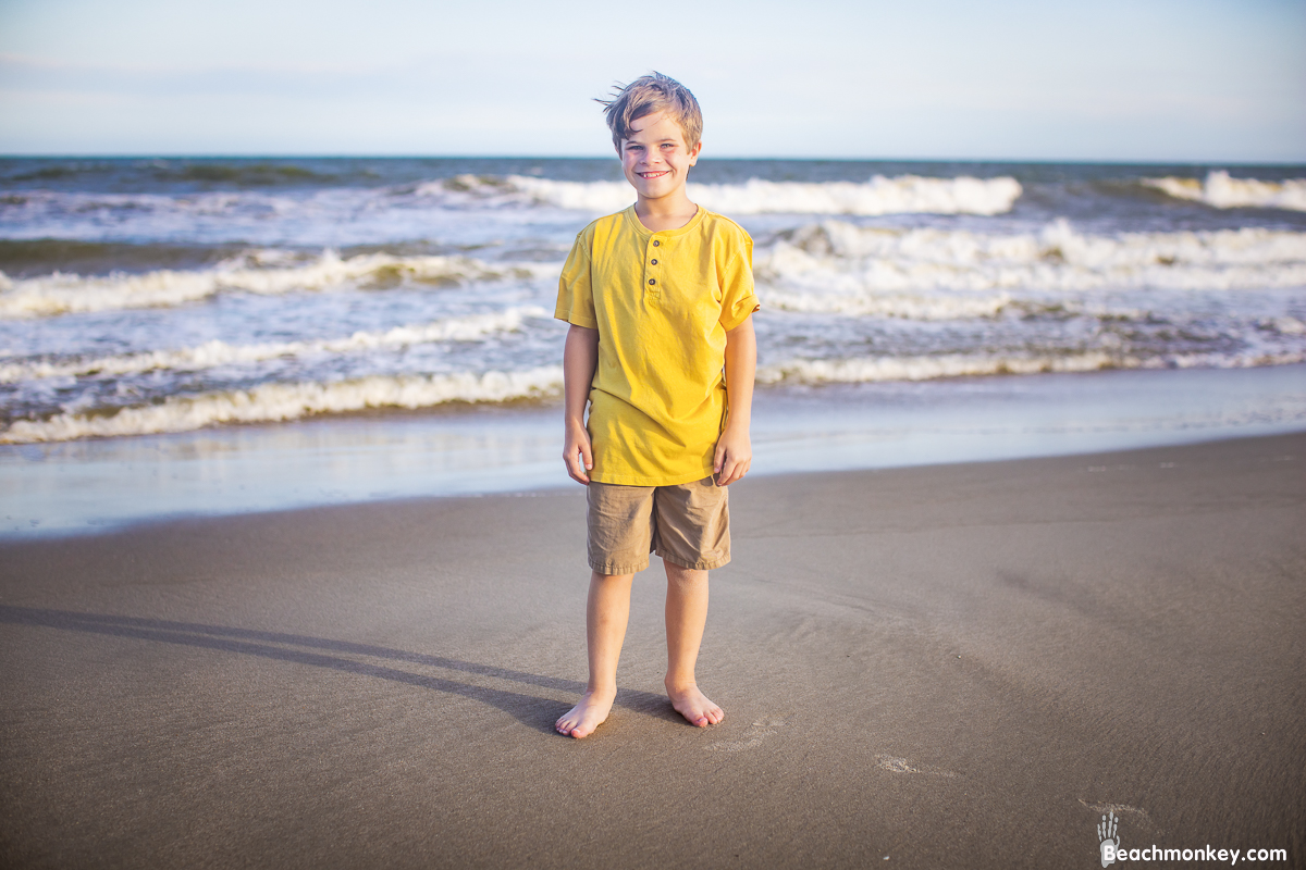 family photo shoot in Myrtle Beach in July 2022