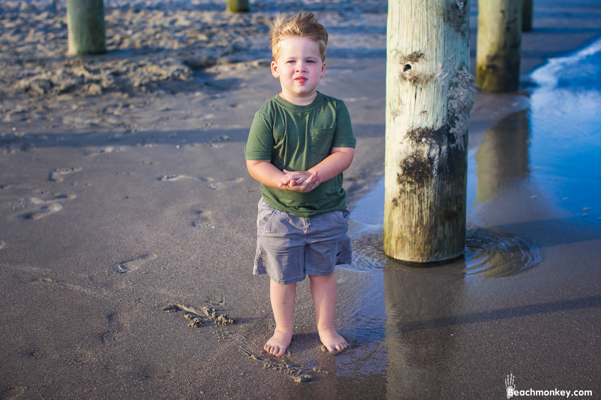 family photo shoot in Myrtle Beach in July 2022