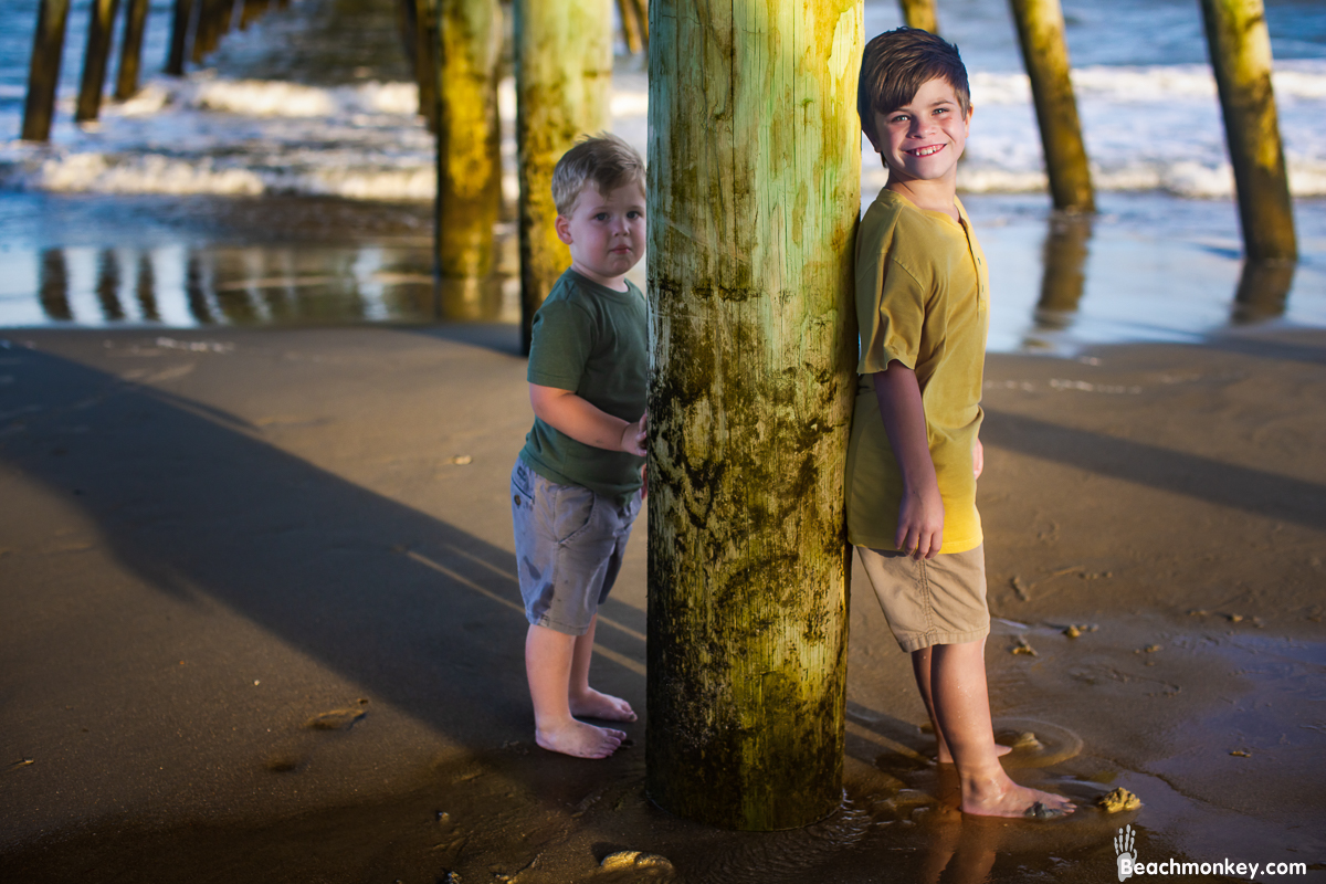 family photo shoot in Myrtle Beach in July 2022