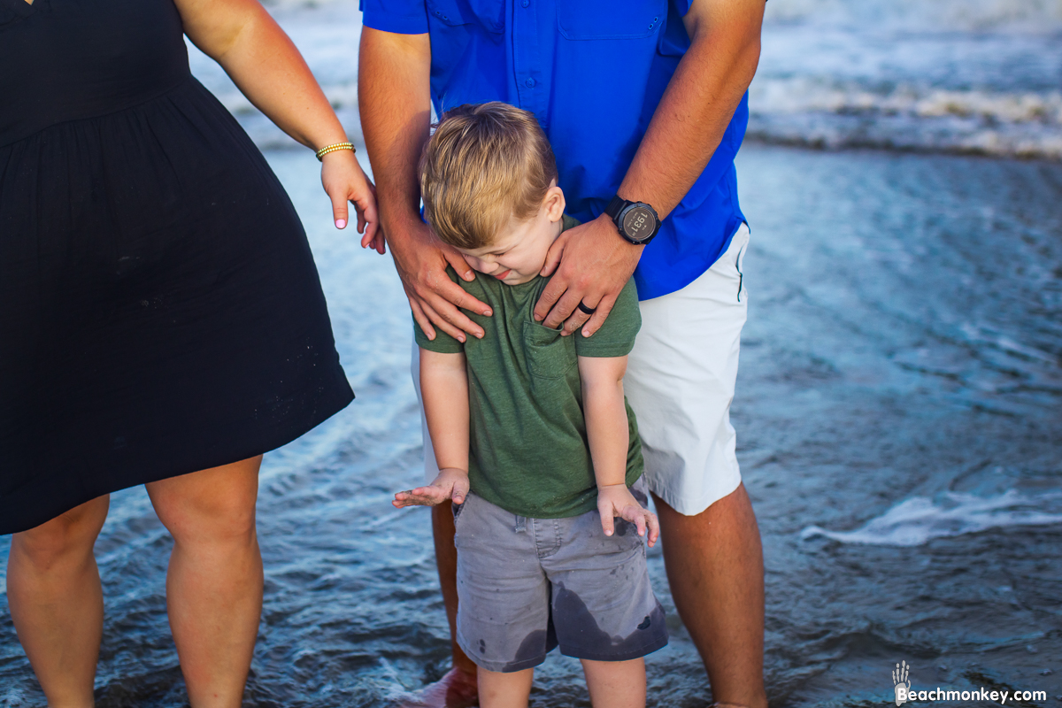 family photo shoot in Myrtle Beach in July 2022