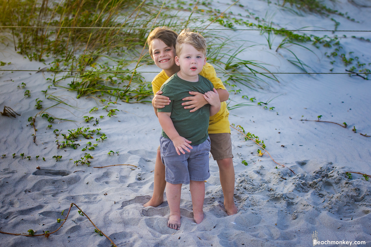 family photo shoot in Myrtle Beach in July 2022