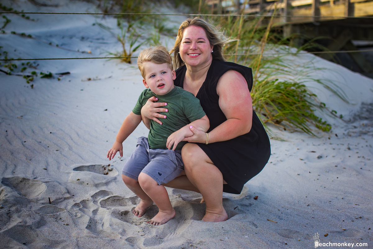 family photo shoot in Myrtle Beach in July 2022