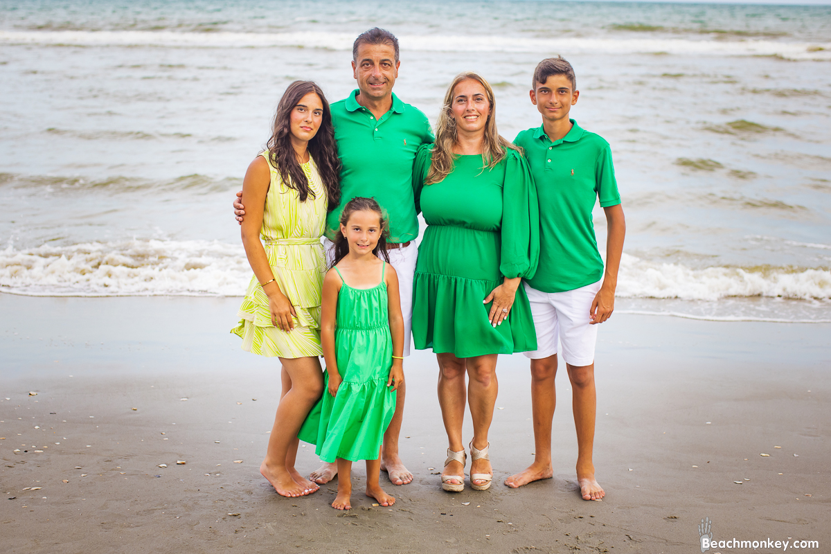 A family Beach photo shoot in Myrtle Beach, SC with Senad's family by Beachmonkey of beachmonkey photography, a family photographer on August 3rd 2022