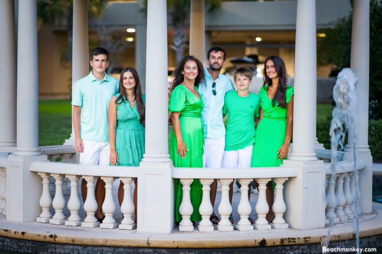 A family Beach photo shoot in Myrtle Beach, SC with Farko's family by Beachmonkey of beachmonkey photography, a family photographer on August 3rd 2022