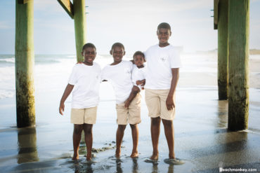 A family photo shoot in Myrtle Beach, SC at Myrtle Beach State Park with Eric's family by Slava of beachmonkey photography, a family photographer July 2022