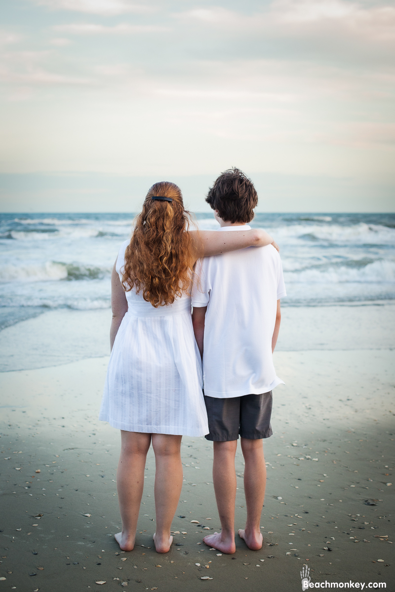 A family Beach photo shoot in North Myrtle Beach, SC with Jennifer's family by Slava of beachmonkey photography, a family photographer on July 24th 2022