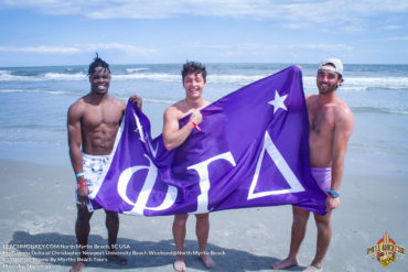 Phi Gamma Delta of Christopher Newport University Beach Weekend in North Myrtle Beach, SC USA sponsored by Myrtlebeachtours.com May 9 2022 Photos by Napoleon