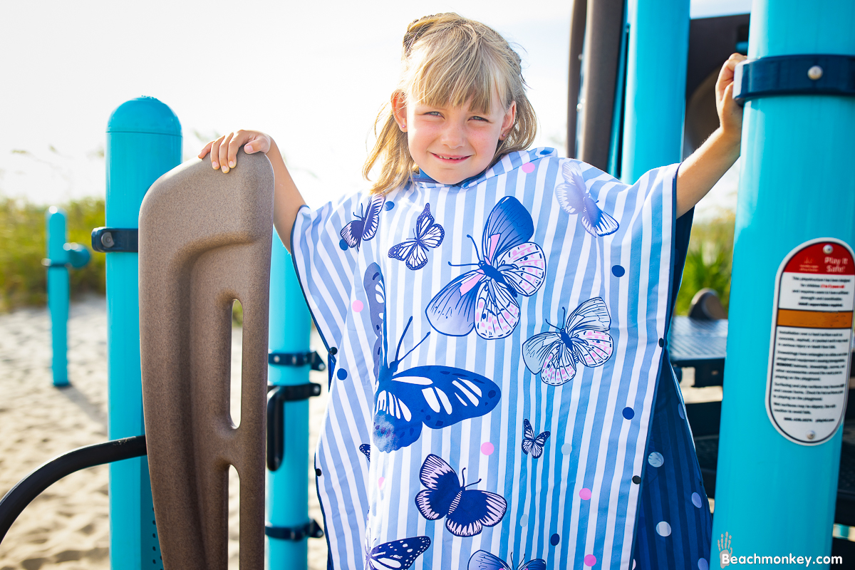 child wearing a child size cover up A Branding and Lifestyle photo shoot in Myrtle Beach, SC with Solem Towel by Beachmonkey of beachmonkey photography, a Myrtle Beach photographer, Aug 14th 2022