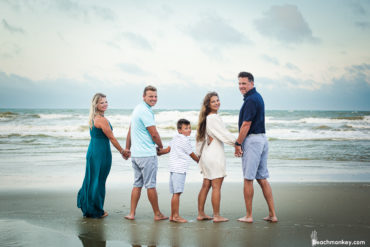 A family Beach photo shoot in North Myrtle Beach, SC with Dana's family by Slava of beachmonkey photography, a family photographer on July 7th 2022