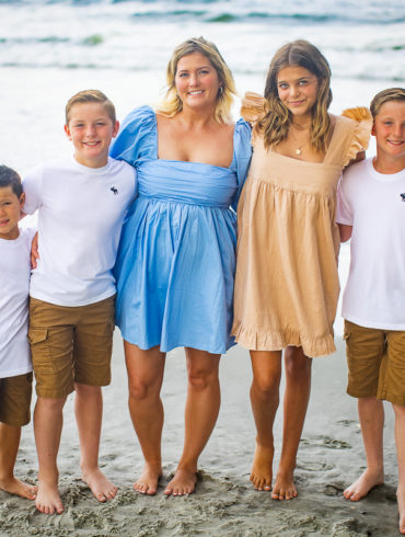 A family photo shoot in Garden City, SC Pier on July 14th, 2022 with Kally's family by Beachmonkey of beachmonkey photography, a family photographer