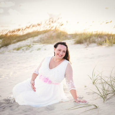 A maternity Beach photo shoot in Myrtle Beach, SC USA with Zlata's family by Slava of beachmonkey photography, a maternity photographer on September 4th 2022