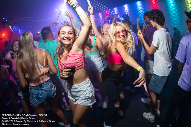 hot girls dancing at One N Done for Project coastal on Sunday, September 4th 2022 in Conway, SC USA photos Separator by Myrtle Beach photographer Beachmonkey